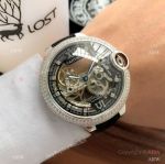 Copy Cartier Ballon Bleu de Skeleton 46mm watches Diamond Case